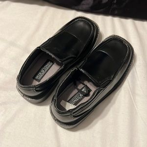Boys black dress shoes